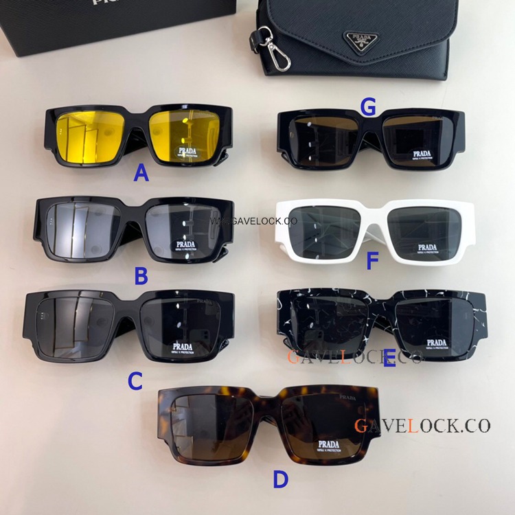 Copy Prada Symbole spr12z Sunglasses Yellow Men Lady